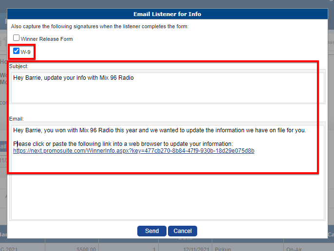 4-listener email