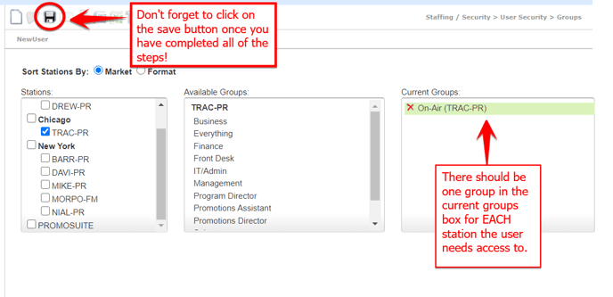 adding groups last step